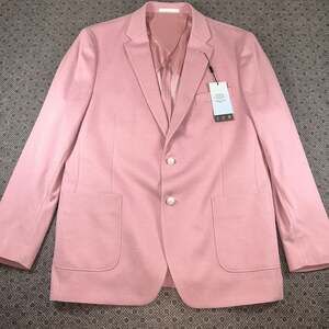 Van Heusen Sport Pink Linen Cotton Slim Fit Single Breasted Blazer